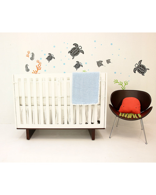 Wee Gallery Wall Sticker Graphics - Sea Animals (movable) Wall Stickers