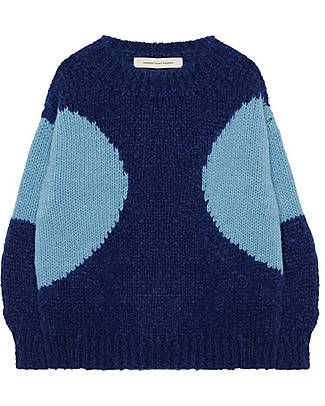 Weekend House Oversized Jersey - Dot Blue - Recycled Wool Jumpers