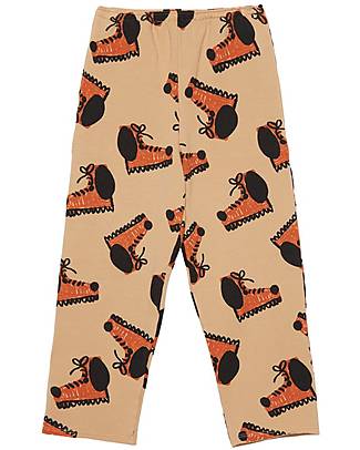 Weekend House Sweatpants - Dog Boots Soft Brown - Organic Cotton Trousers