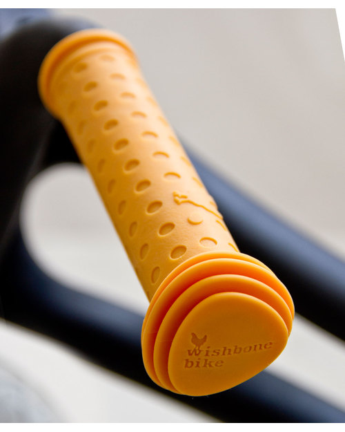 Wishbone Design Studio Handlebar Grips for Wishbone Bike Classic and Recycled - Yellow - 100% Silicone non-toxic and recyclable Bicycle Accessories