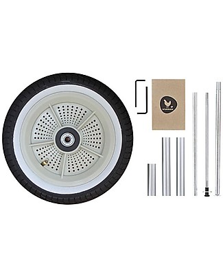 Wishbone Design Studio OUTLET - Wishbone Re2 Trike Kit - Raw Bicycle Accessories