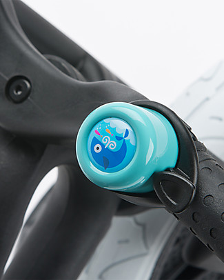 Wishbone Design Studio Universal Bike Bell, Endangered Species WWF Edition, Blue Whale Bycicles