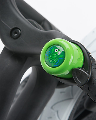 Wishbone Design Studio Universal Bike Bell, Endangered Species WWF Edition, Green Turtle Bicycle Accessories