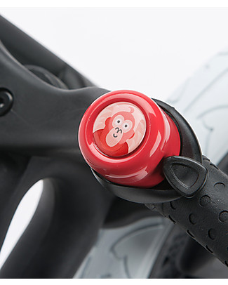 Wishbone Design Studio Universal Bike Bell, Endangered Species WWF Edition, Orangutan Bycicles