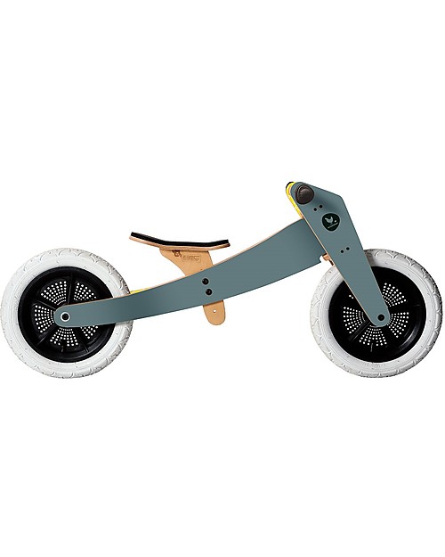 Wishbone Design Studio Wishbone Bike 3 in 1, Grey and Yellow - Grows with your Child! From 1 to 5 Years! Balance Bikes