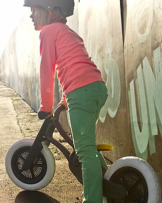 Wishbone Design Studio Wishbone Bike Re2 2in1 Black - in Recycled Plastic - Grows with your child! Balance Bikes