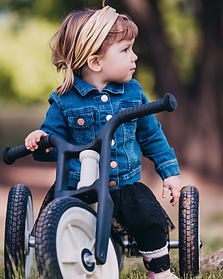 Wishbone Design Studio Wishbone Bike Re2 3in1 - Raw - Grows with your child from 1 to 6 years old - Recycled and recycable! Balance Bikes