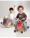 Wishbone Design Studio Wishbone Flip 3 in 1 Red Indoor Ride-on Toy: grows with your child (adaptable from ages 1 to 5) Super-sustainable! Rides On