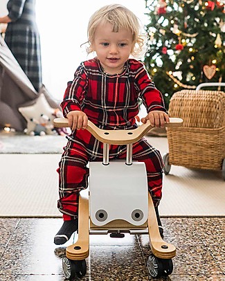 Wishbone Design Studio Wishbone Flip 3 in 1 White Indoor Ride-on Toy: grows with your child (adaptable from ages 1 to 5) Super-sustainable! Rides On