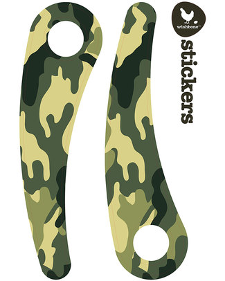 Wishbone Design Studio Wishbone Stickers for Recycled Edition Bike - Camouflage Bycicles