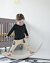 Wobbel Wobbel Original Wooden Balance Board, Transparent Lacquer  - Fun and exercise for kids and adults Montessori Toys