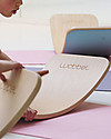 Wobbel Wobbel Original Wooden Balance Board, Transparent Lacquer  - Fun and exercise for kids and adults Montessori Toys