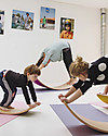 Wobbel Wobbel Original Wooden Balance Board, Transparent Lacquer  - Fun and exercise for kids and adults Montessori Toys
