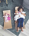 Wobbel Wobbel XL (from 7 years) Wooden Balance Board, Transparent Lacquer with Felt - Mouse  - Fun and exercise for kids and adults Montessori Toys