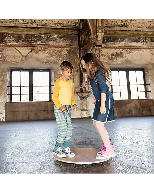 Wobbel Wobbel360 Round Balance Board, Mouse - Wood and ecofelt Montessori Toys