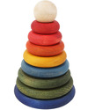 Wooden Story Rainbow Wooden Stacker - Safe , natural and beautiful Wooden Stacking Toys