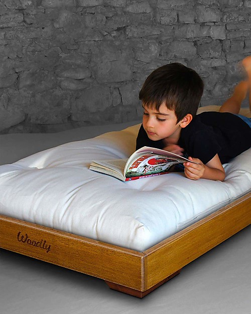 Woodly Futon Mattress BIG 160x70 cm - 100% Organic Cotton - Perfect for Montessori bed! Mattresses