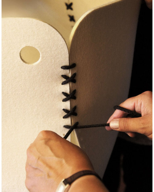 Woodly Pluma Crib - Brown - Wool and Wood - Made in Italy Cribs & Moses Baskets