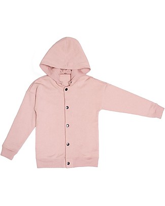 Wooly Organic Longline Bomber Jacket, Pink - Organic cotton Jackets