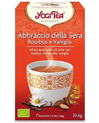 Yogi Tea Embrace of the evening - Ayurvedic Infusion with Rooibos and Vanilla - 17 teabags Infusions