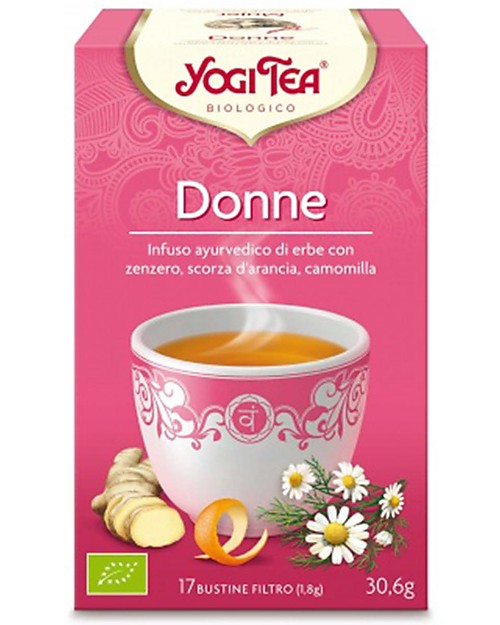 Yogi Tea Ginger orange peel and chamomile flowers Ayurvedic infusion - 17 teabag Infusions