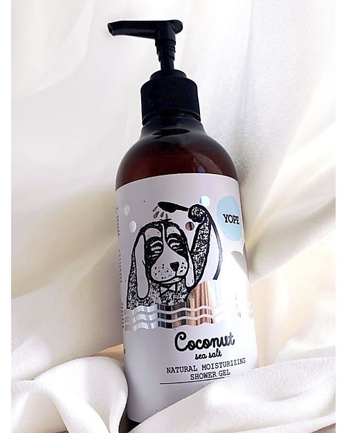 Yope Coconut and Sea Salts Shower Gel - 400ml - Soothes and Moisturizes Shampoos And Bath Wash