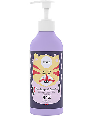 Yope Kids Shower Gel - 400 ml - Orange and Apple - New Packaging! Baby Bath Wash and shampoo