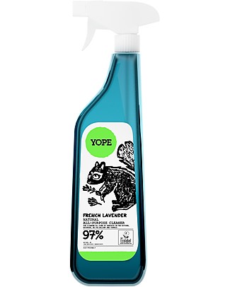 Yope Natural Universal Cleaner Spray for Kitchen, Bathroom and Terrace, 750 ml - French Lavender Home Cleaning
