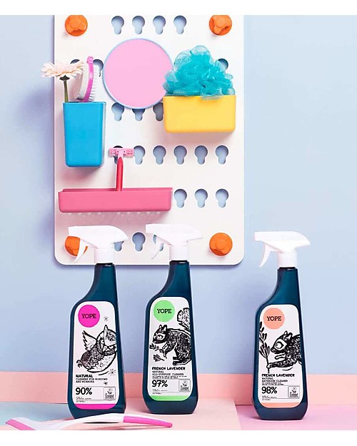 Yope Natural Universal Cleaner Spray for Kitchen, Bathroom and Terrace, 750 ml - French Lavender Surfaces Detergent