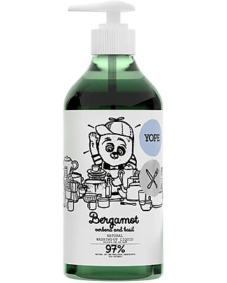 Yope Natural Washing-Up Liquid, 750 ml - Bergamot, Verbena and Basil null