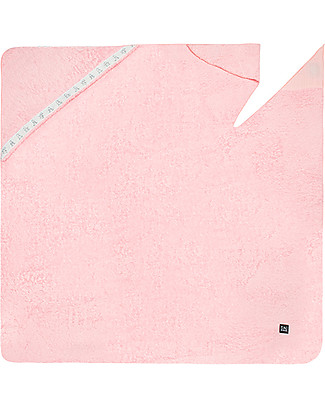 Zac 4 Kids Abbraccio Hooded Towel - Blush - 100% Cotton Terry Towels And Flannels