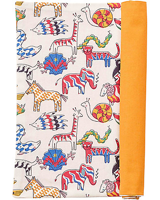 Zac 4 Kids Baby Placemat Palio Collection, Jungle with Ochre Back - 100% cotton Meal Sets