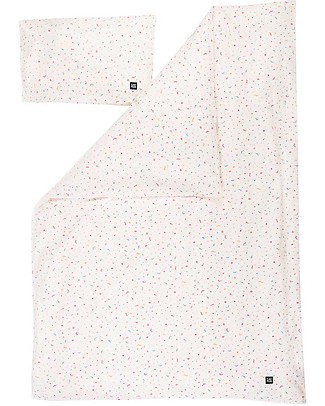 Zac 4 Kids Bedding Set Single Bed (200 x 140 cm), Venice Collection - Purple Confetti Duvet Sets
