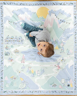 Zac 4 Kids Child Play Mat Dolomiti - Encourage Creative Games - 100% cotton Carpets
