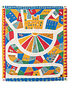 Zac 4 Kids Child Play Mat Palio Collection, Campo di Siena, Encourage Creative Games - 100% cotton Padded Playmats