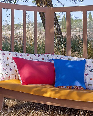Zac 4 Kids Cot Bed Bumper Palio Collection, Iconic Print - 100% Cotton Bumpers