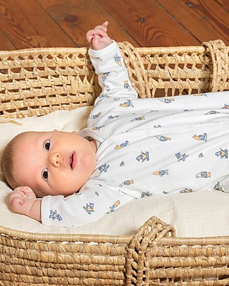 Zac 4 Kids Laurino Long Sleeve Romper - Dolomiti Collection - 100% Organic Cotton Babygrows
