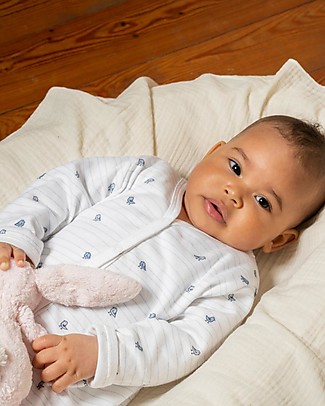 Zac 4 Kids Martino Long Sleeve Romper - Dolomiti Collection - 100% Organic Cotton Babygrows