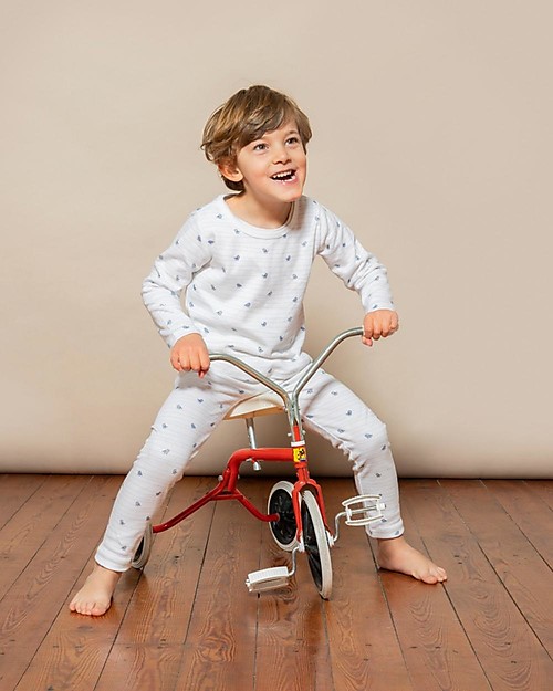 Zac 4 Kids Martino Long Sleeved Pajamas - Dolomiti Collection - 100% Organic Cotton Pyjamas