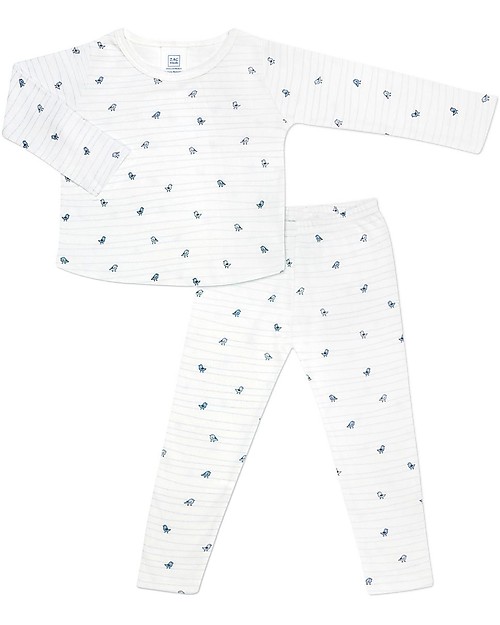 Zac 4 Kids Martino Long Sleeved Pajamas - Dolomiti Collection - 100% Organic Cotton Pyjamas