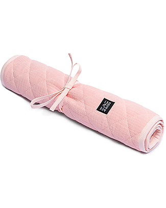 Zac 4 Kids Travel Changing Pad - Blush - 100% Cotton Matelassé Travel Changing Mats