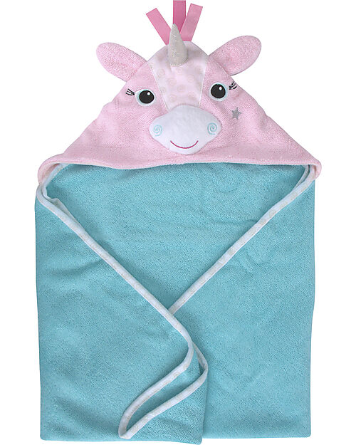 Zoocchini 100% Cotton Baby Hooded Towels - Allie the Alicorn Towels And Flannels