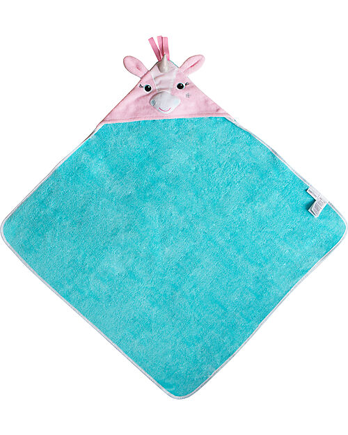 Zoocchini 100% Cotton Baby Hooded Towels - Allie the Alicorn Towels And Flannels