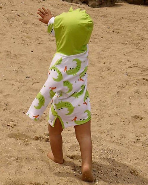 Zoocchini Baby Cover Up UPF 50+ Alligator Towels And Flannels