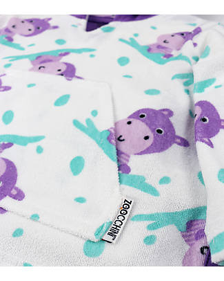 Zoocchini Baby Cover Up UPF 50+ Hippo Towels And Flannels