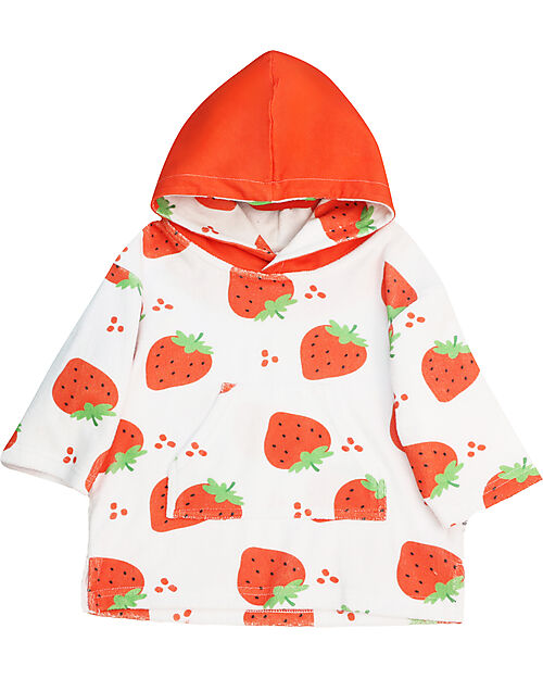 Zoocchini Baby Cover Up UPF 50+ Strawberry Towels And Flannels
