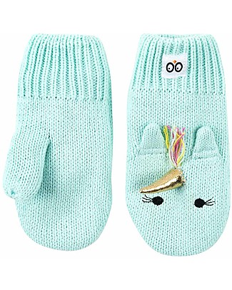 Zoocchini Baby Knit Mittens, Allie the Unicorn - Fleece lined! Gloves e Mittens