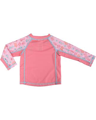 Zoocchini Baby Rash Guard Long Sleeved Swim Top - Sally the Seahorse Uv-Safe T-shirt