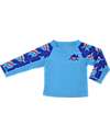 Zoocchini Baby Rash Guard Long Sleeved Swim Top - Sherman the Shark Uv-Safe T-shirt