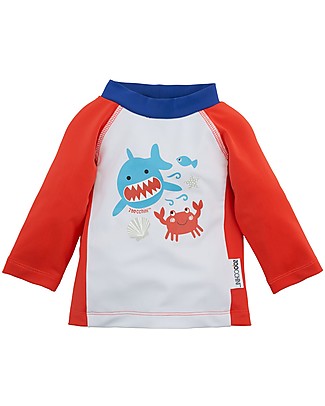 Zoocchini Baby Rashguard, Deep Sea Mates Uv-Safe T-shirt